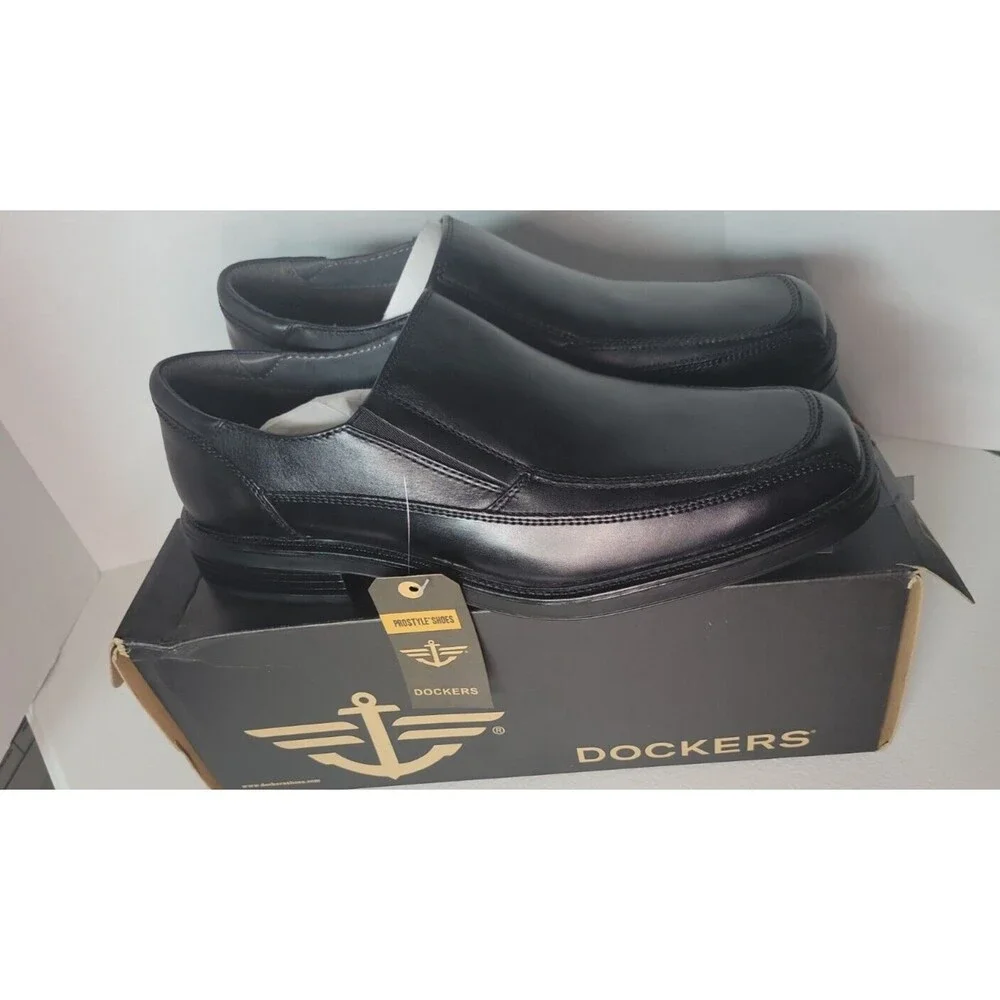 Dockers Pro Style All Motion Comfort Shoe Slip On Loafers Leather Men's 11.5 W